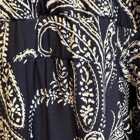 Navy Paisley Jumpsuit - Picture 9 of 9